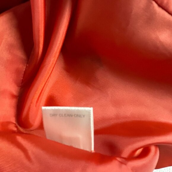 Christopher & Banks Womens Paisley Print Textured Silk Jacket Medium Red Black - Picture 5 of 10